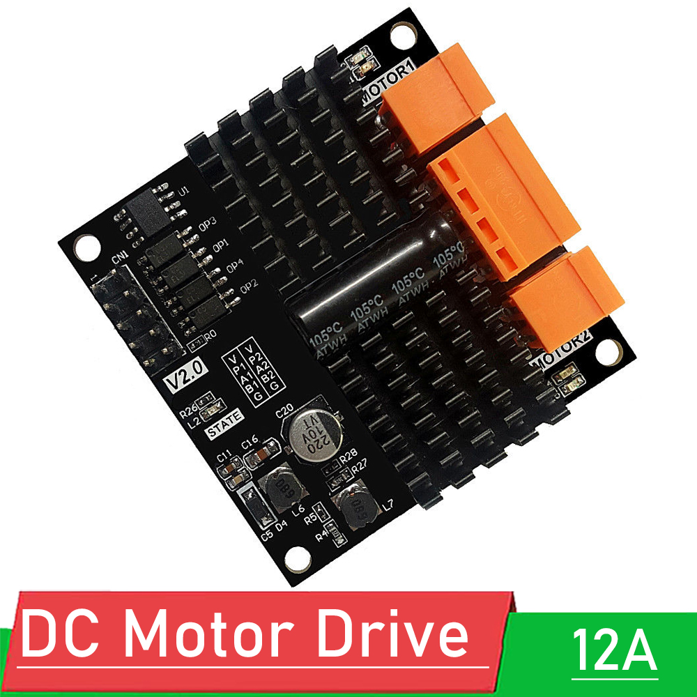 L298N Motor Driver - 12V 24V 12A Dual Channel DC