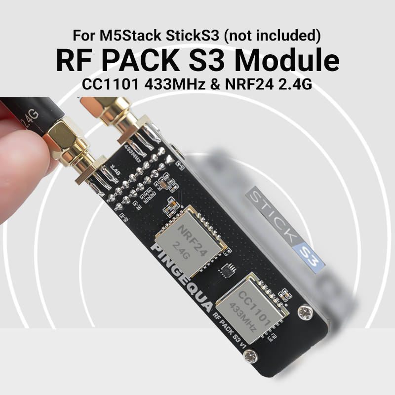 Rf 433Mhz Module - M5Stack StickS3 Dual-Band Module CC1101 433MHz
