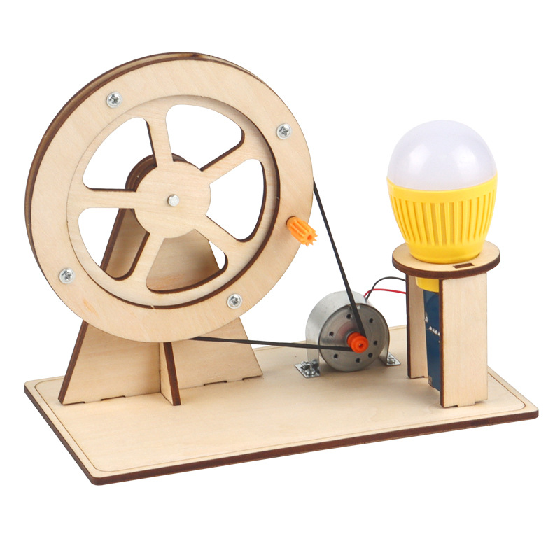Diy Electronics Kids - Wooden Hand Generator Kids Science Toy