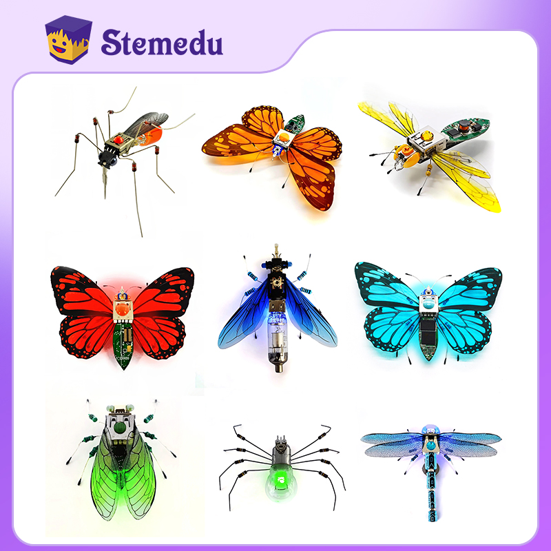 Diy Electronics Kids - STEAM DIY Toys Robot Insect Science