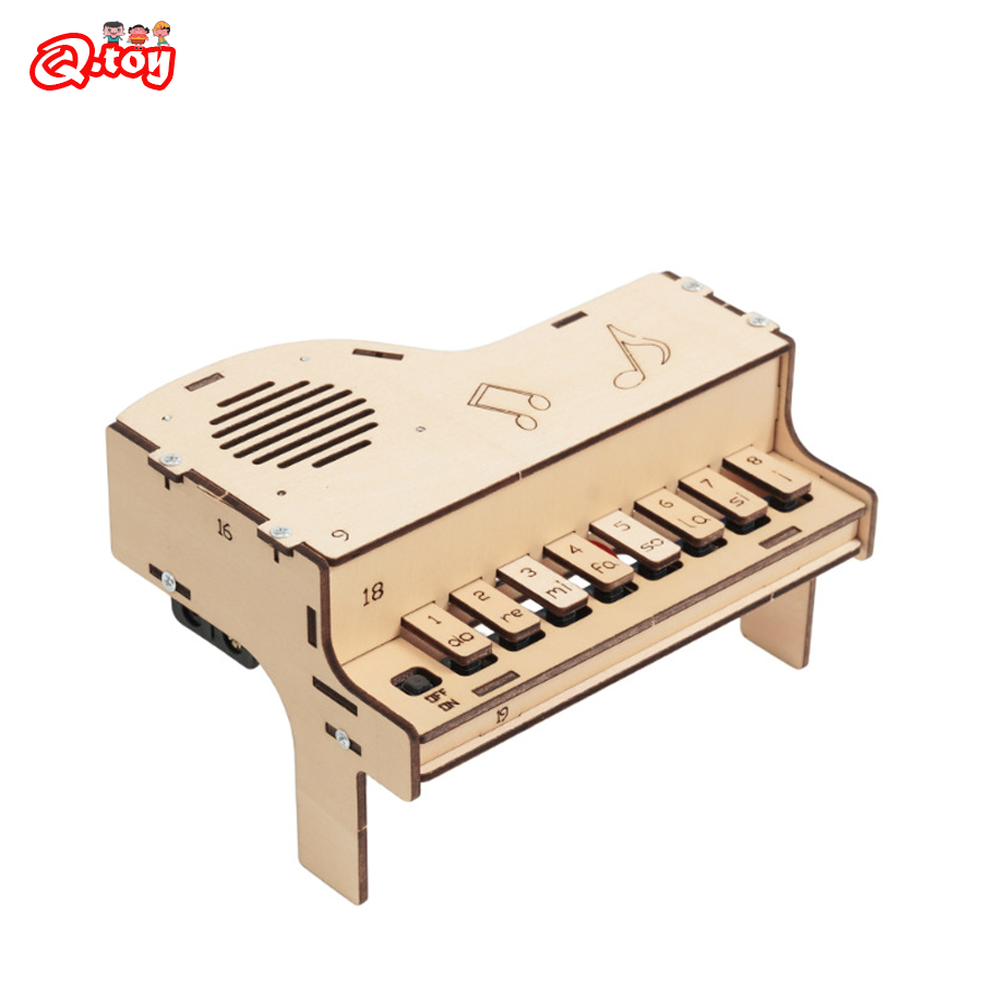 DIY Wooden Electronic Piano Mo - Diy Electronics Kids review and price