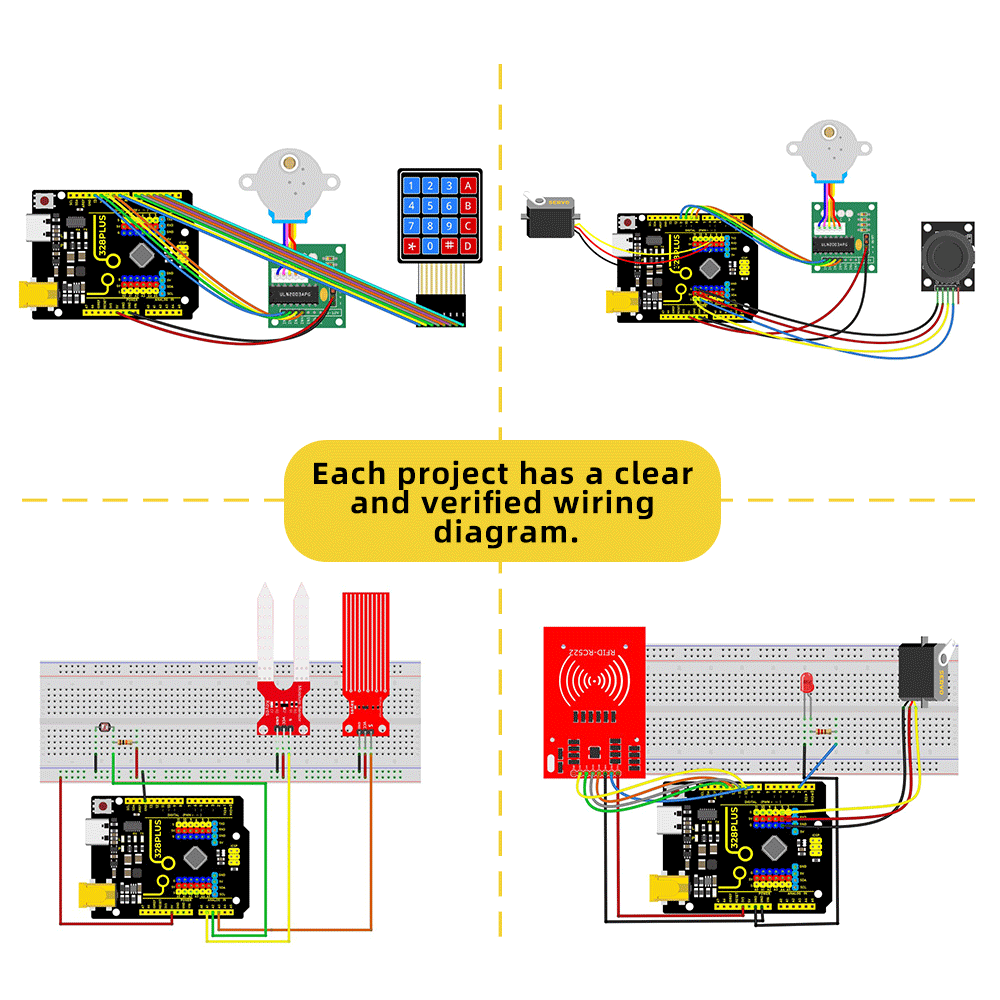 Keyestudio UNO R3 40Project Pr - Diy Electronics Online review and price