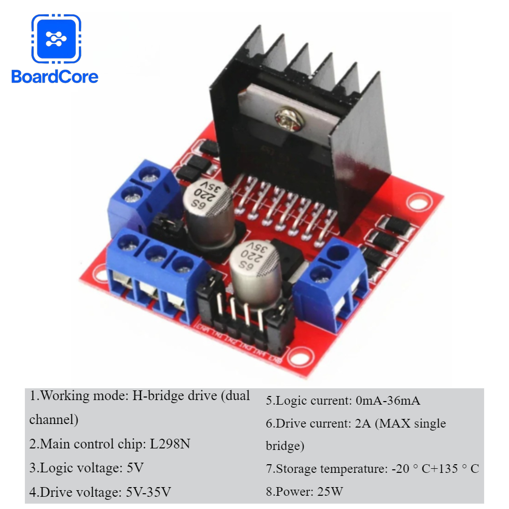 1PCS L298N Motor Driver Module - L298N Motor Driver review and price