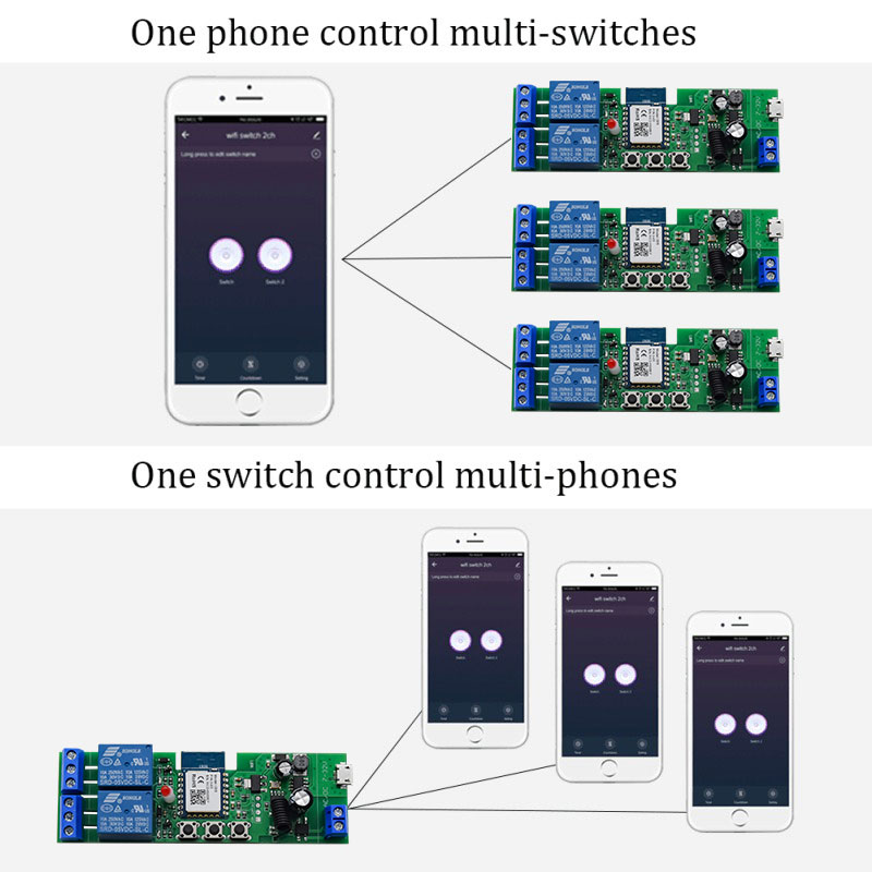 Tuya Smart Wifi Switch Module  - Relay Module 5V review and price