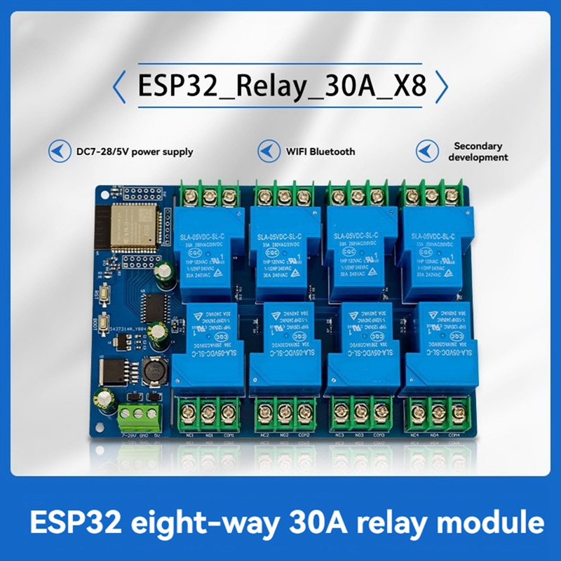 8 Channel Relay Module 30A DC7 - Relay Module 5V review and price