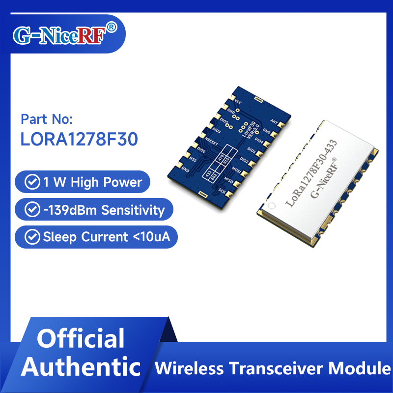 G-NiceRF | 2PCS LoRa1278F30 1W - Rf 433Mhz Module review and price