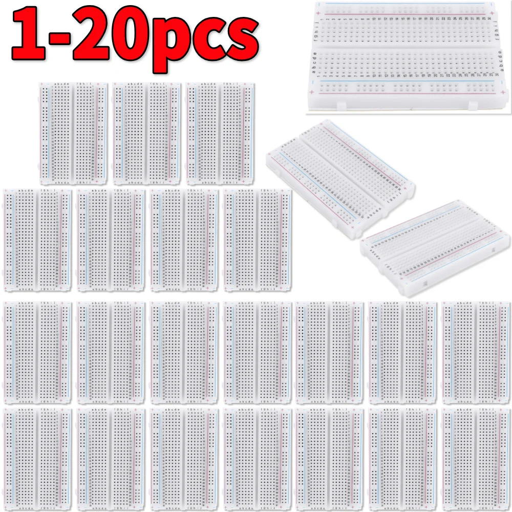 1-20pcs 400 Tie Points Solderl - Diy Electronics Circuits review and price