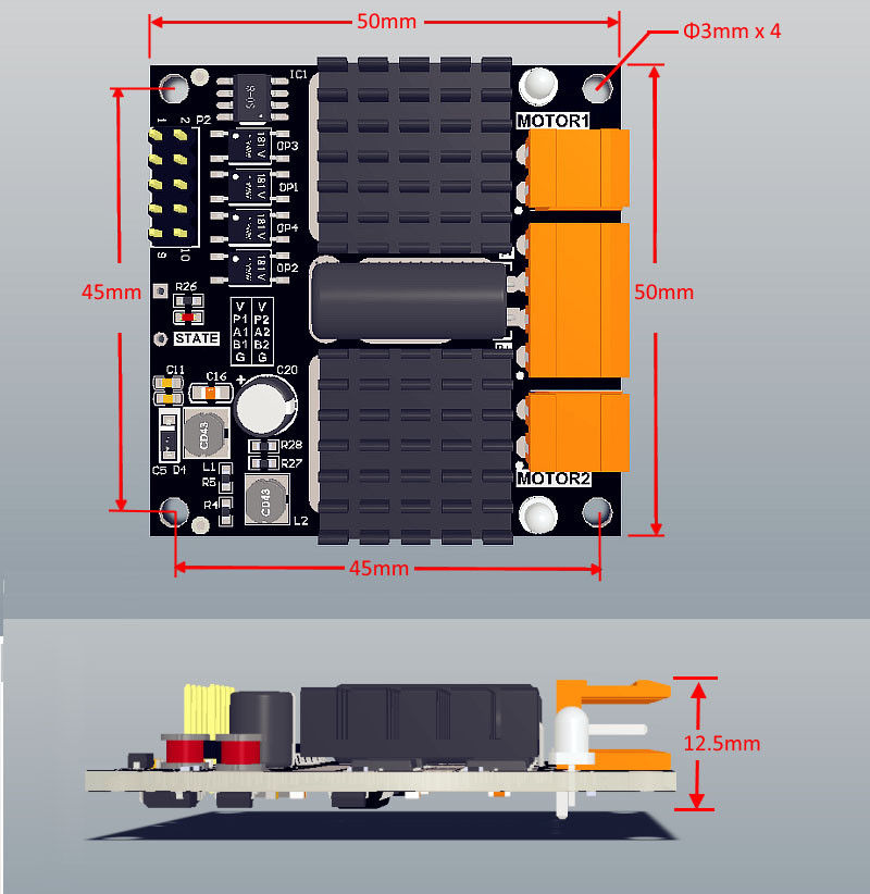 12V 24V 12A Dual Channel DC Br - L298N Motor Driver review and price