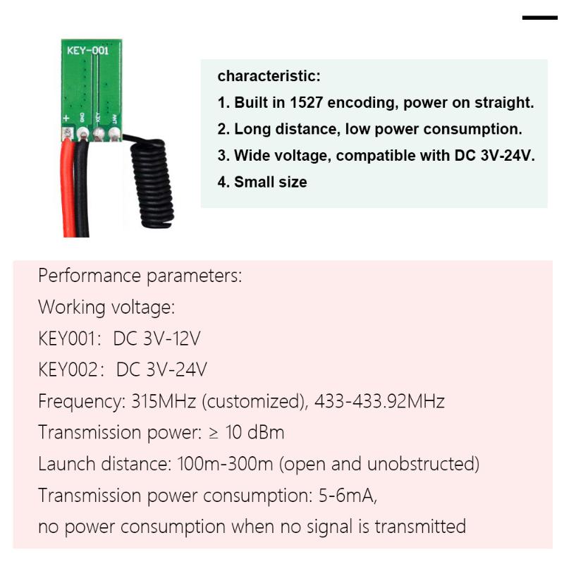 1Pcs DC 12V 3V 5V 9V Learning  - Rf 433Mhz Module review and price