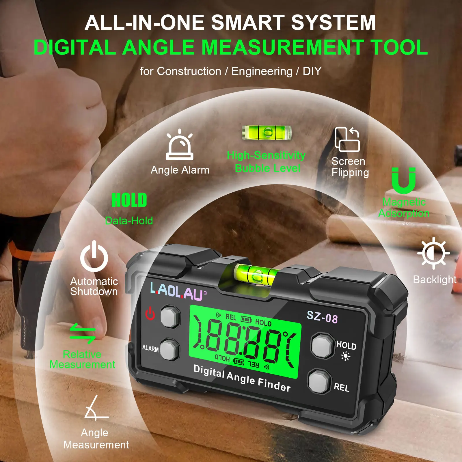 Digital Angle Gauge With Level - Useful Diy Electronics review and price