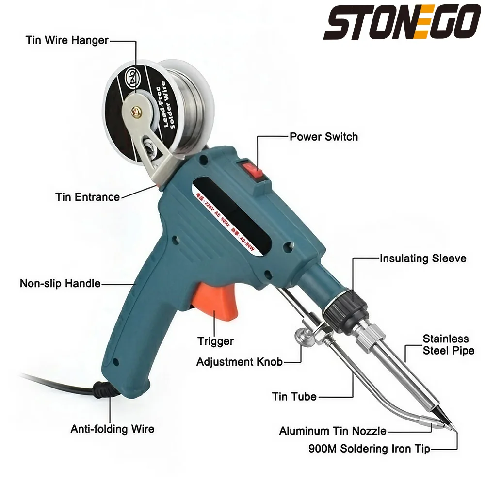 Electric Soldering Iron Gun Ki - Diy Electronics Bench review and price