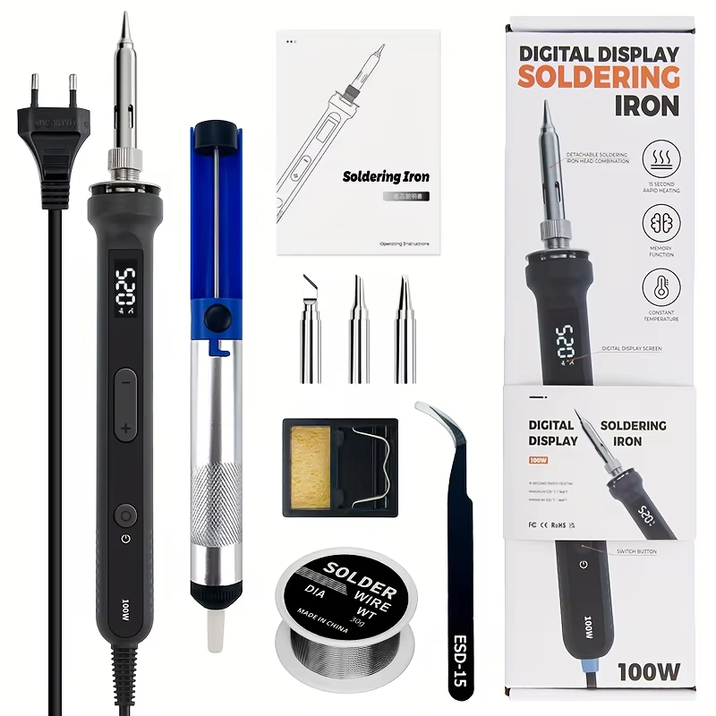 100W Digital Soldering Iron Ki - Diy Electronics Circuits review and price