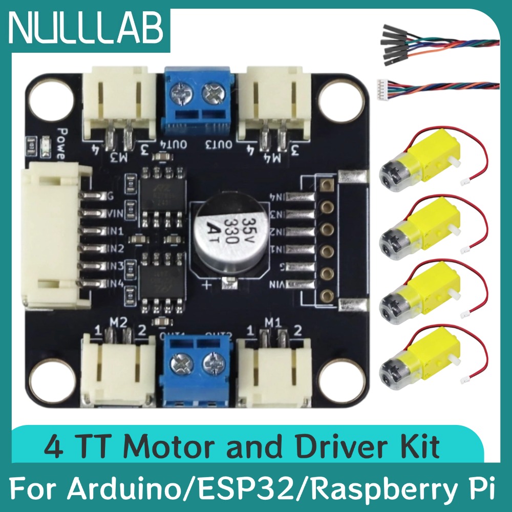 4 TT Motor and Driver Kit 4 DC - L298N Motor Driver review and price