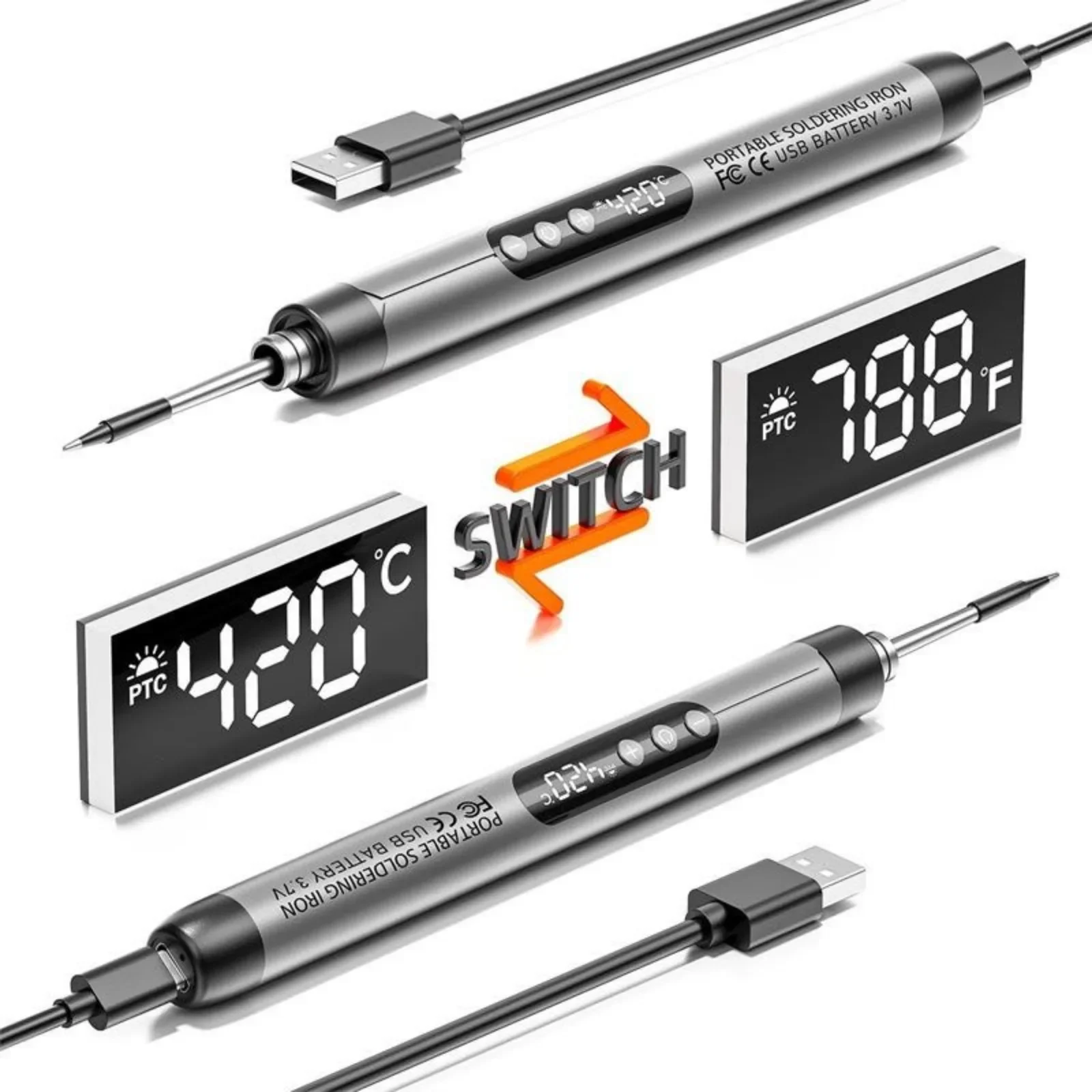USB Rechargeable Mini Solderin - Diy Electronics Bench review and price