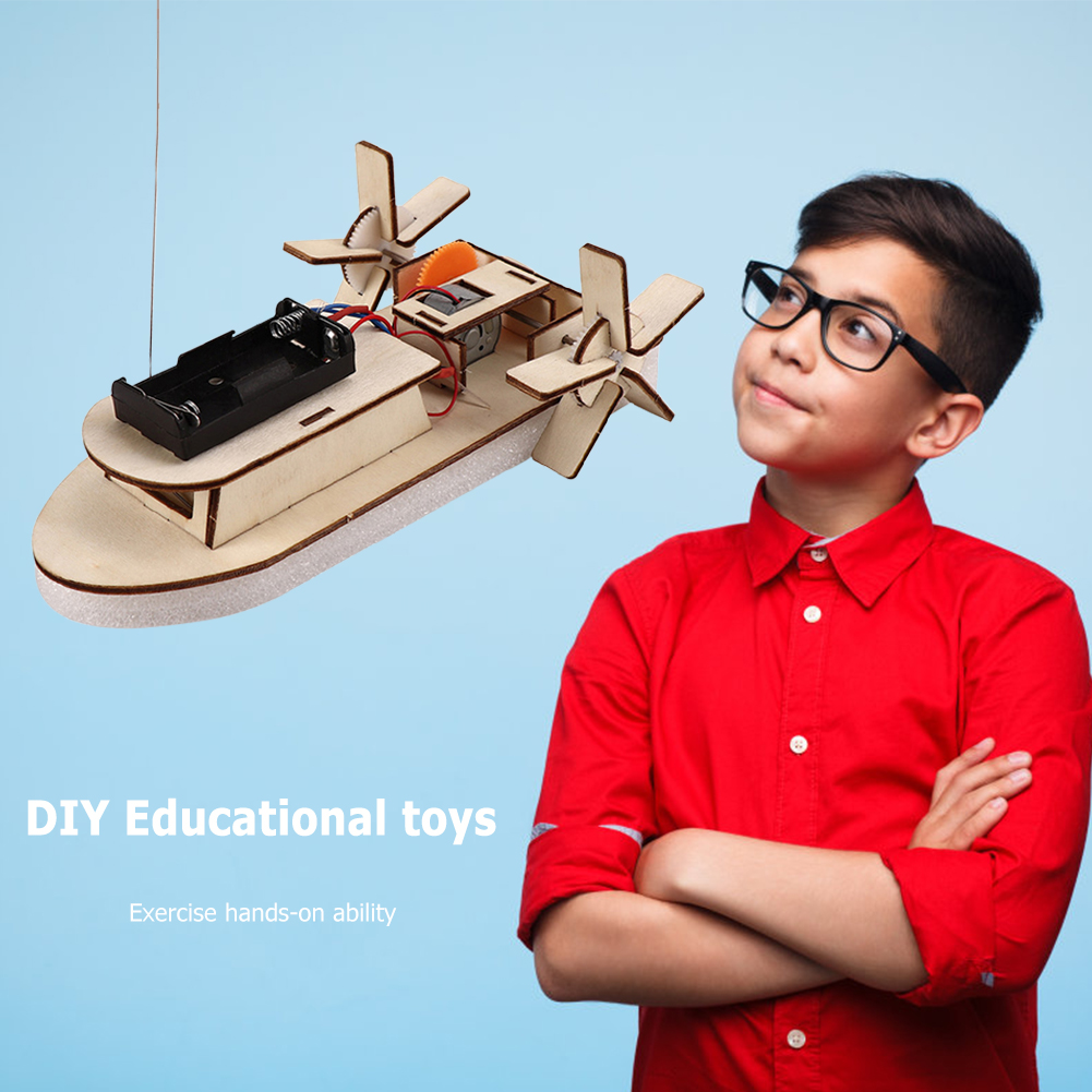 DIY Boat Model Science Toys Ki - Diy Electronics Kids review and price