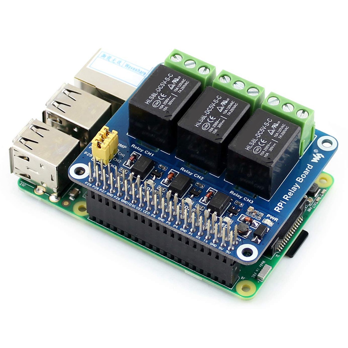 Waveshare 5V 3-Channel Relay M - Relay Module 5V review and price