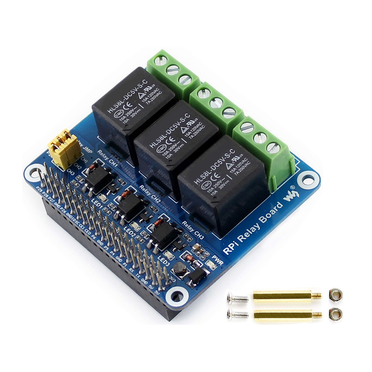 Waveshare 5V 3-Channel Relay M - Relay Module 5V review and price