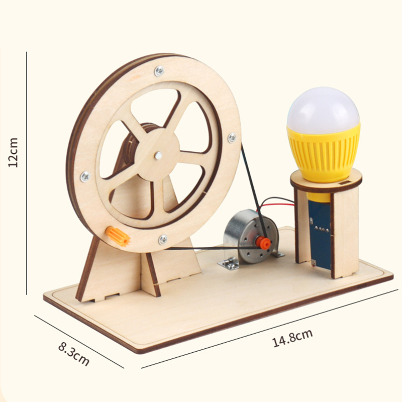 Wooden Hand Generator Kids Sci - Diy Electronics Kids review and price