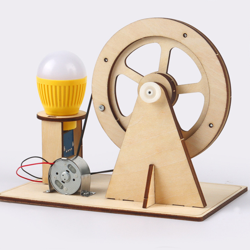 Wooden Hand Generator Kids Sci - Diy Electronics Kids review and price