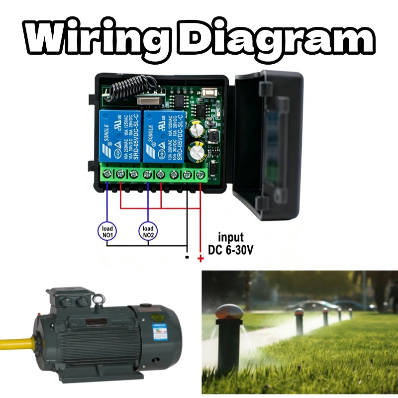 433.92Mhz DC 9-30V 12V 24V10A  - Rf 433Mhz Module review and price