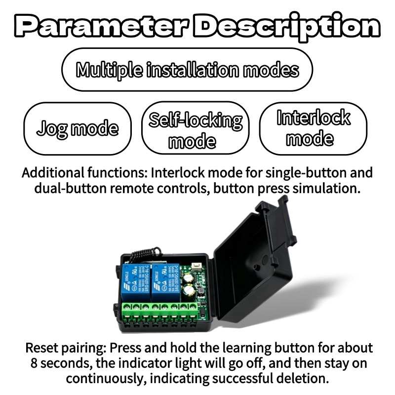433.92Mhz DC 9-30V 12V 24V10A  - Rf 433Mhz Module review and price