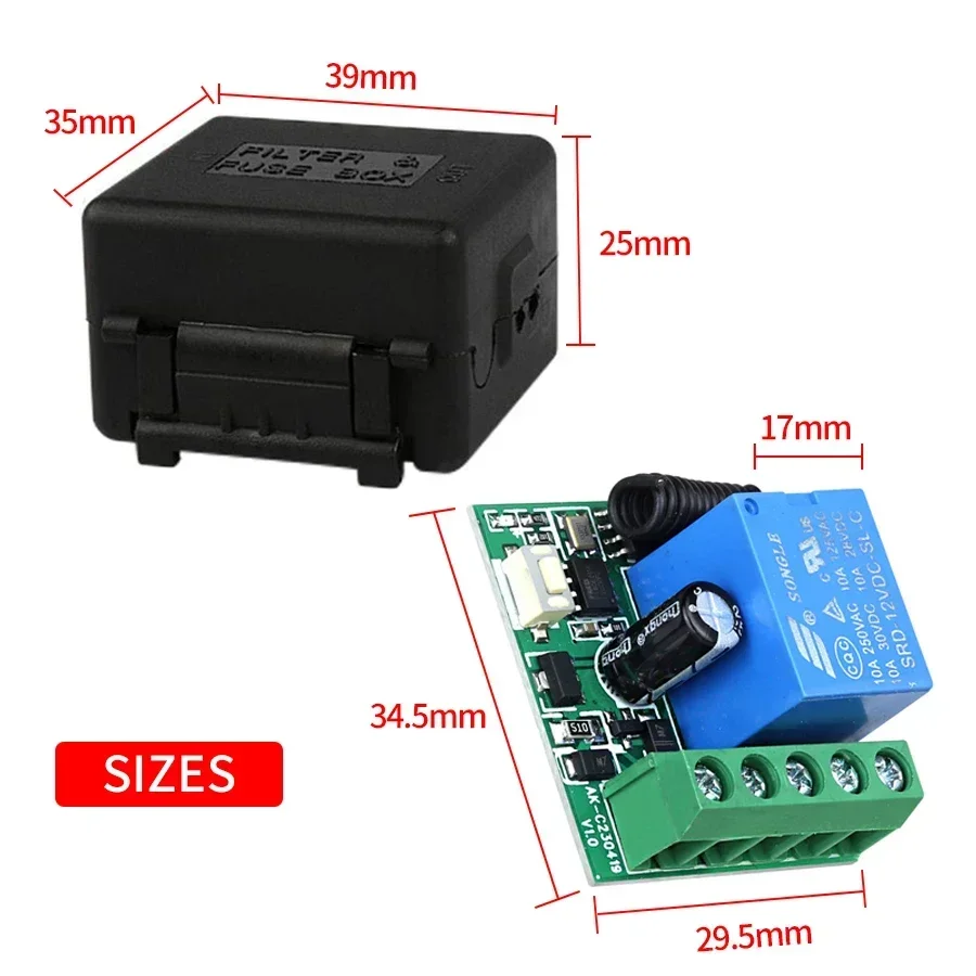 DC 12V Remote Control Smart Sw - Rf 433Mhz Module review and price