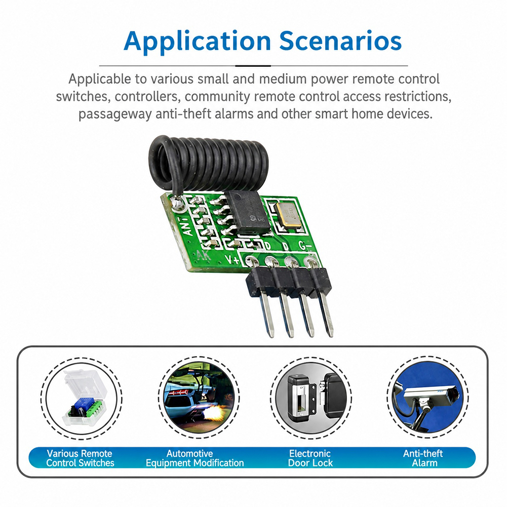 315MHz/433MHz Superheterodyne  - Rf 433Mhz Module review and price