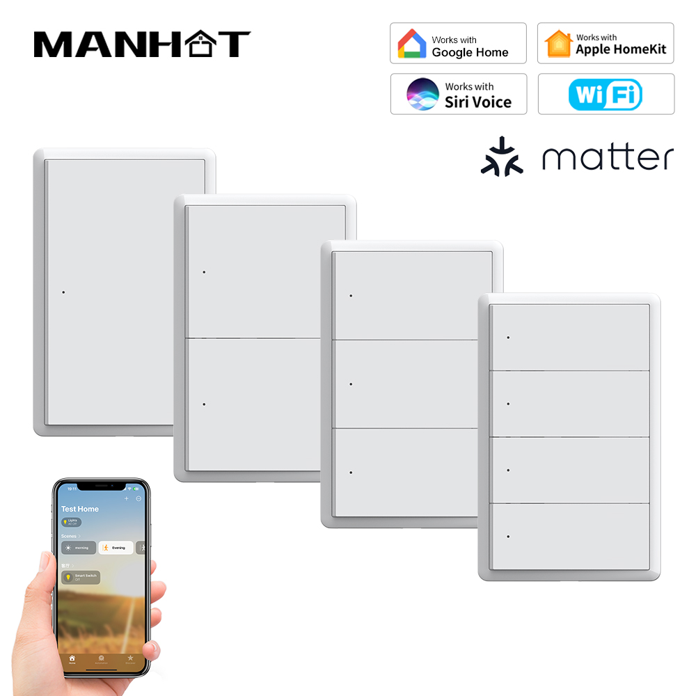 MANHOT Homekit WiFi Smart Swit - Diy Home Electronics review and price
