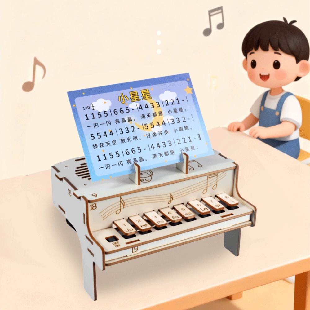 DIY Wooden Electronic Piano Mo - Useful Diy Electronics review and price