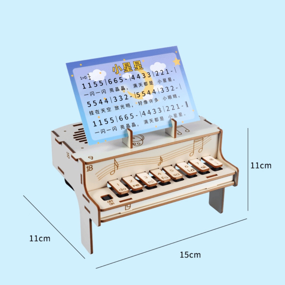 DIY Wooden Electronic Piano Mo - Useful Diy Electronics review and price