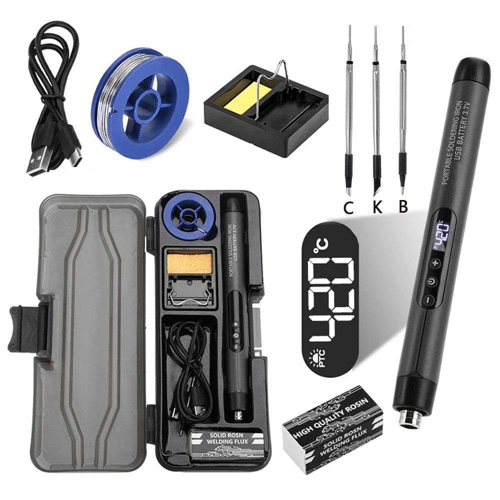 Mini Soldering Iron USB Rechar - Diy Electronics Bench review and price