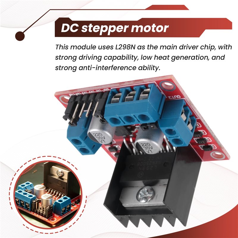 AED7-L298N Module Dual H-Bridg - L298N Motor Driver review and price