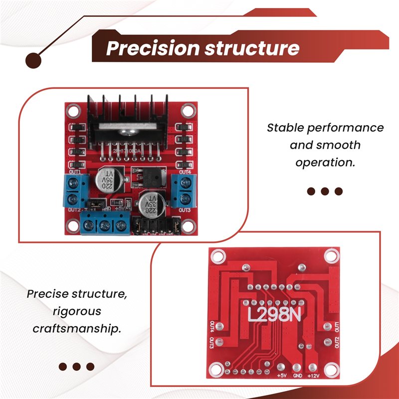 AED7-L298N Module Dual H-Bridg - L298N Motor Driver review and price