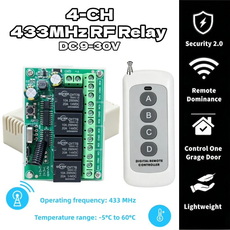 Universal Wireless Remote Cont - Rf 433Mhz Module review and price